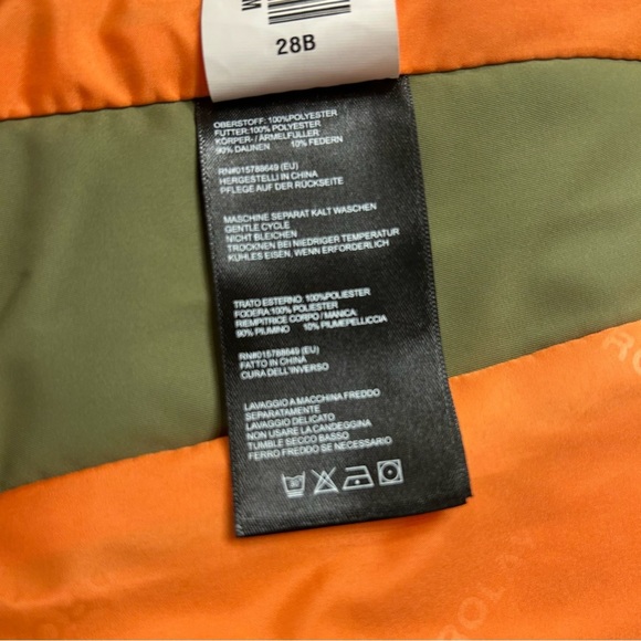 Orolay Olive Green Puffer Jacket with Fleece Lined Hood SZ M - Picture 6 of 6